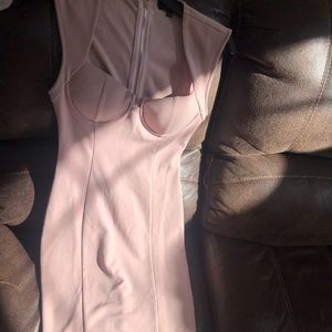 Zip up pencil dress